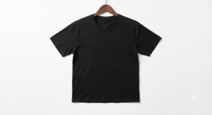 BLACK ROUND NECK TSHIRT