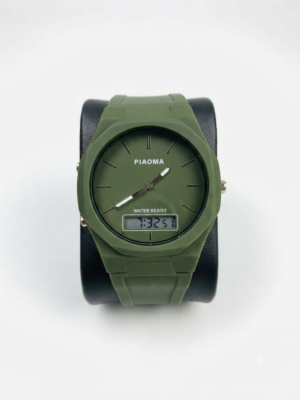 PIAOMA Men's Tactical Analog-Digital Sport Watch
