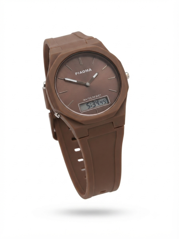 PIAOMA Men's Tactical Analog-Digital Sport Watch