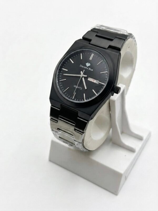 IMG_2769 (4) Premium Slim Dial Analog Quartz Stainless Steel Made Chain Watch With Date & Day Display for Men