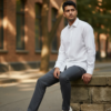 Irish linen casual shirt