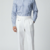 Men's Premium High-Waisted Trousers with Gurkha Extended Waistband