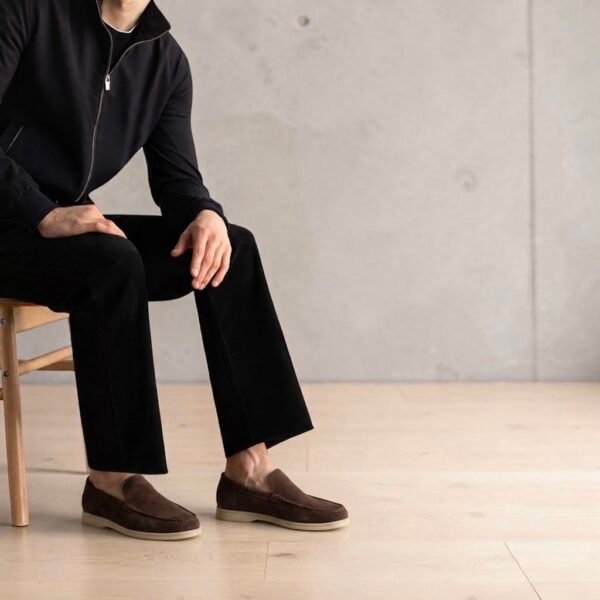 IMG_4585 Classic Suede Slip-On Loafers