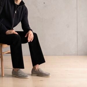 Classic Suede Slip-On Loafers