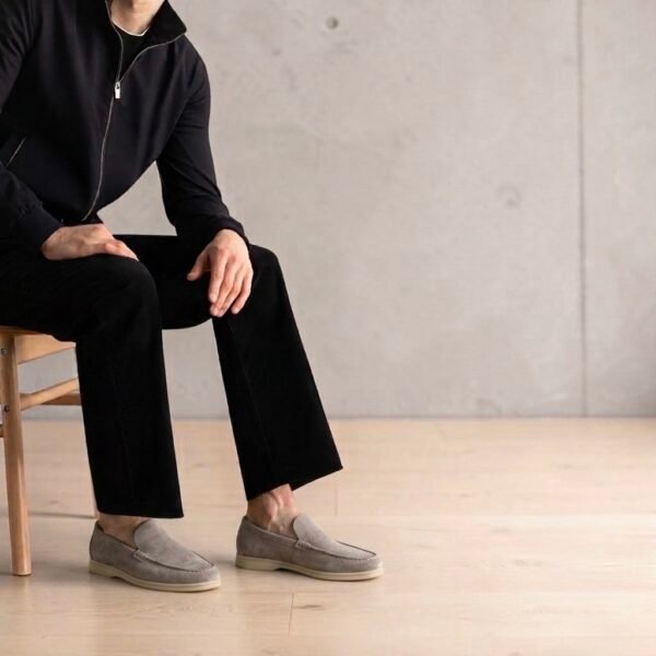 IMG_4586 Classic Suede Slip-On Loafers
